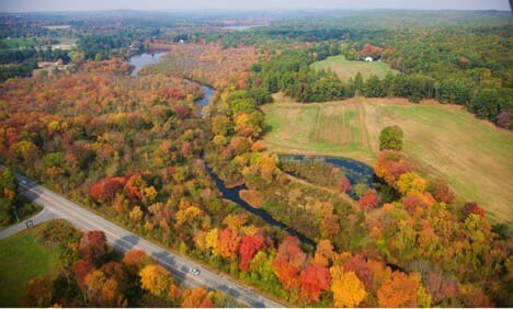 Little River Greenway from the air