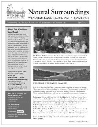 WLTApril2012 Newsletter