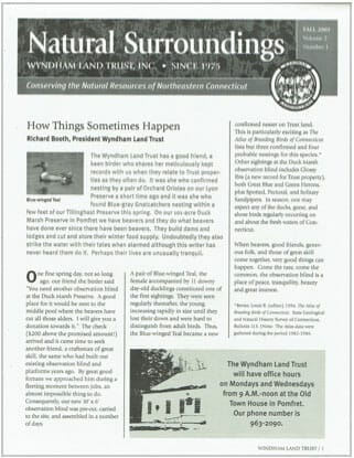 WLT Fall 2003 Newsletter Thumbnail