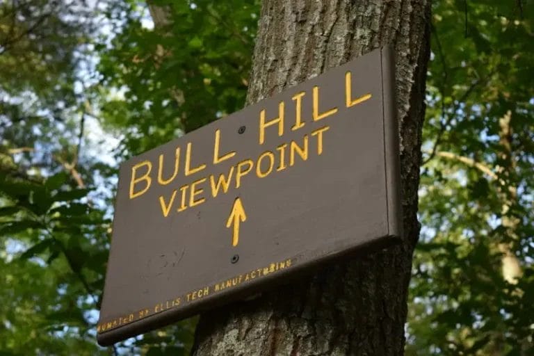 Bull Hill Viewpoint sign